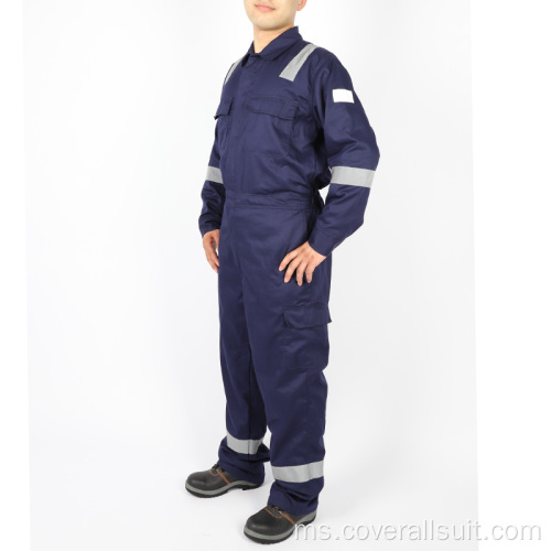 Kapas Kimpalan Industri Minyak Fr Working Coverall